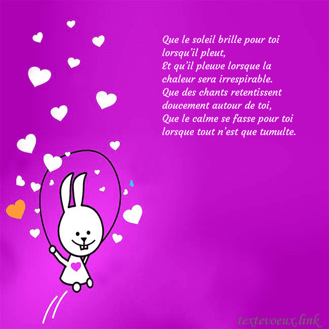 Carte de voeux avec un drôle de lapin