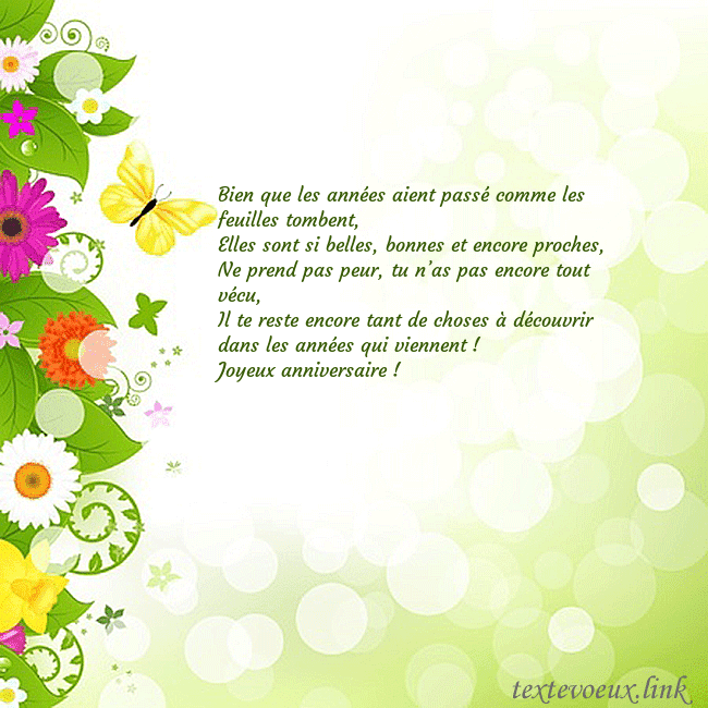 Cartes de vœux avec des fleurs et des papillons colorés