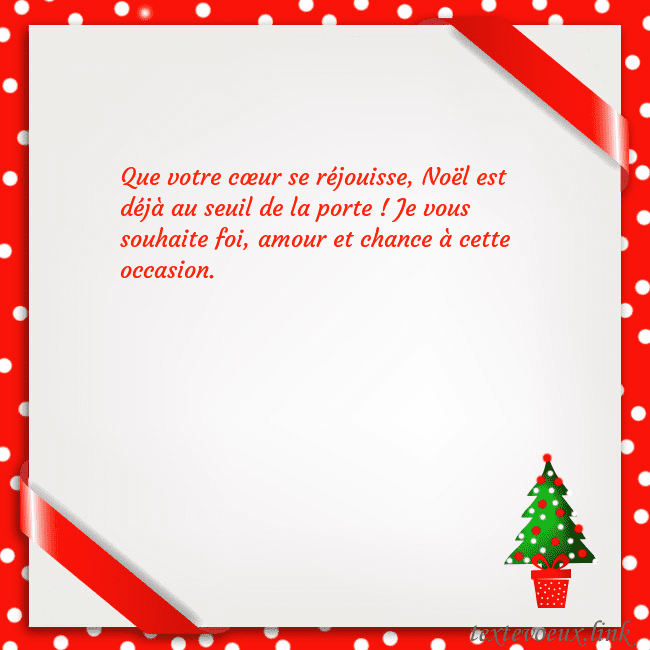 Carte postale avec arbre de Noël dans un pot