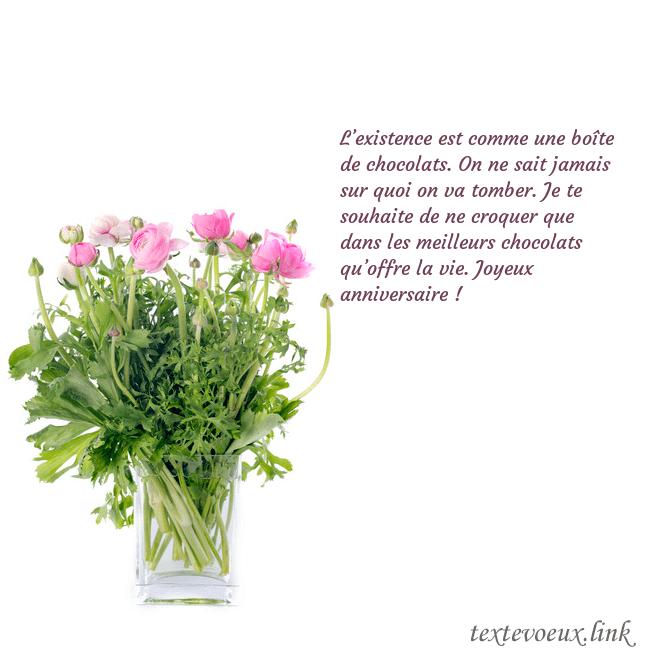 Cartes de vœux avec des fleurs dans un vase