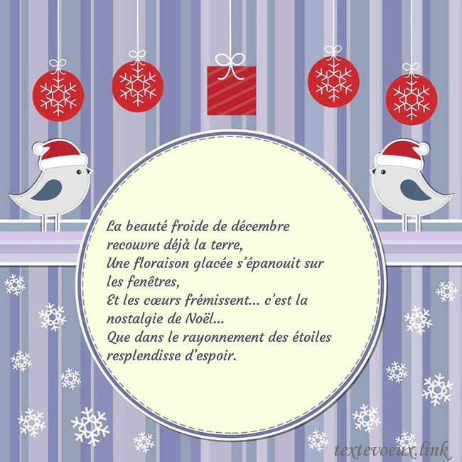 Cartes de vœux avec des oiseaux de Noël