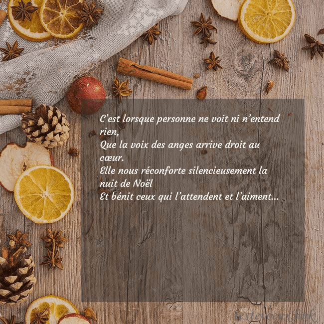 Une carte postale qui sent bon Noël C’est lorsque personne ne voit ni n’entend rien,
Q Une carte postale qui sent bon Noël