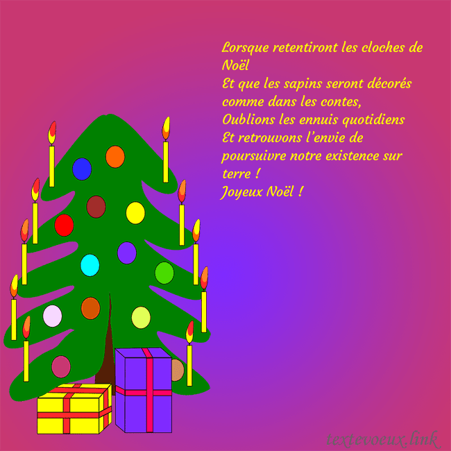 Carte postale avec un sapin de Noël peint Lorsque retentiront les cloches de Noël
Et que les Carte postale avec un sapin de Noël peint