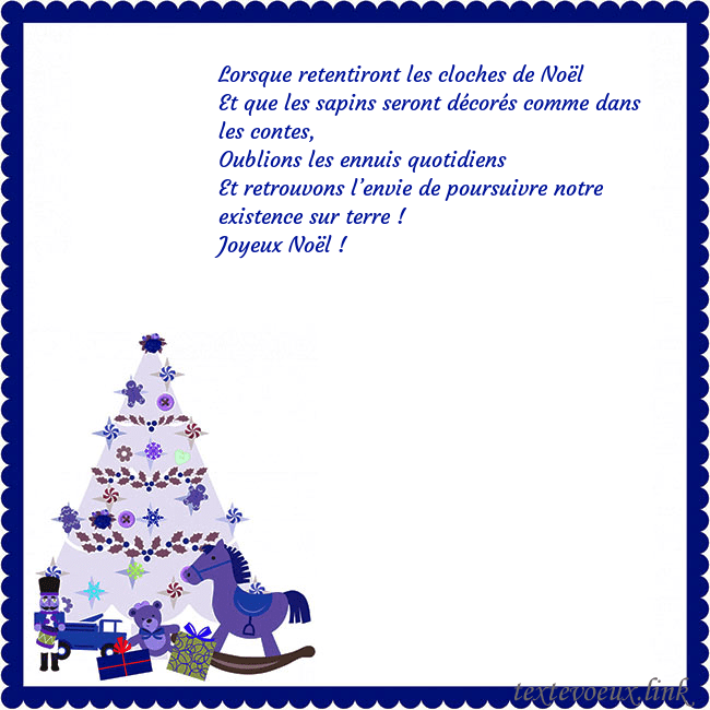 Carte du Nouvel An avec un arbre de Noël et un Casse-Noisette Lorsque retentiront les cloches de Noël
Et que les Carte du Nouvel An avec un arbre de Noël et un Casse-Noisette