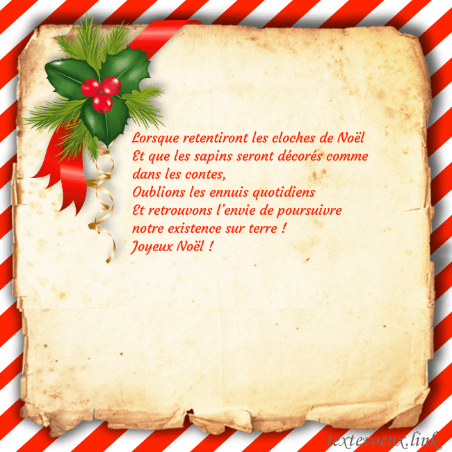 Carte postale avec des baies Lorsque retentiront les cloches de Noël
Et que les Carte postale avec des baies