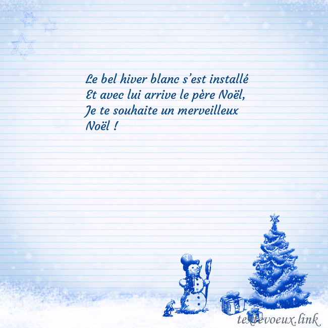 Carte postale du Nouvel An avec un arbre de Noël bleu et un bonhomme de neige Le bel hiver blanc s’est installé
Et avec lui arri Carte postale du Nouvel An avec un arbre de Noël bleu et un bonhomme de neige