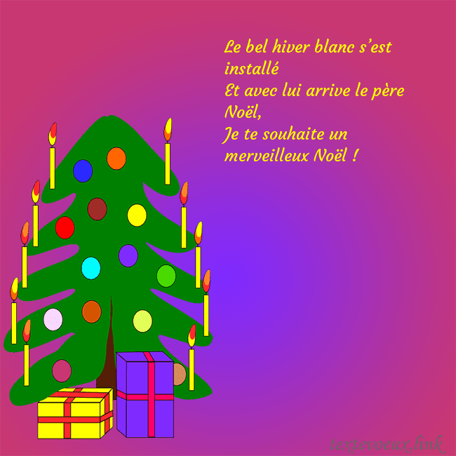 Carte postale avec un sapin de Noël peint Le bel hiver blanc s’est installé
Et avec lui arri Carte postale avec un sapin de Noël peint
