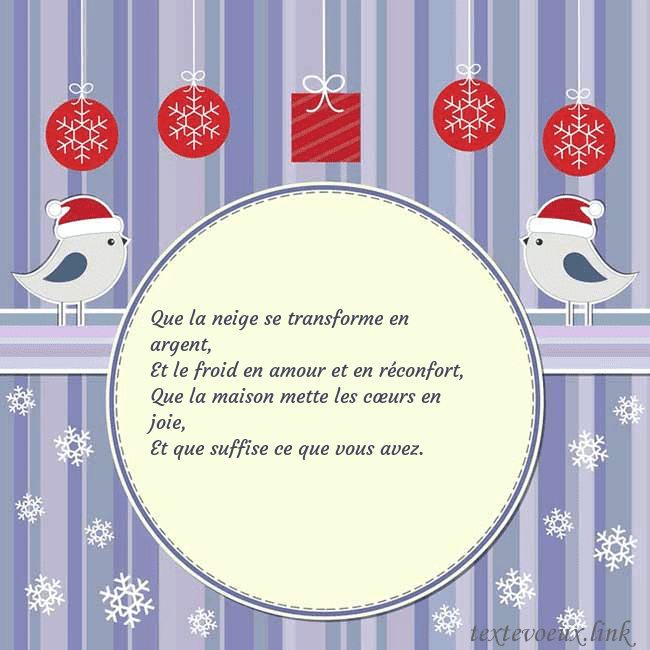 Cartes de vœux avec des oiseaux de Noël