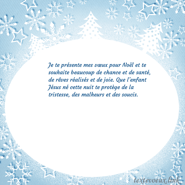 Carte de Noël avec des arbres de Noël blancs et des flocons de neige Je te présente mes vœux pour Noël et te souhaite b Carte de Noël avec des arbres de Noël blancs et des flocons de neige