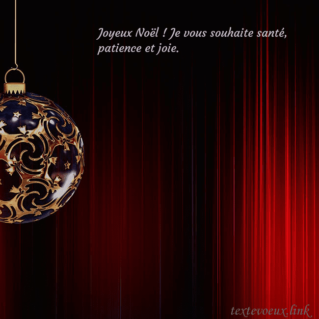 Carte de Noël rouge avec un luxueux jouet d'arbre de Noël