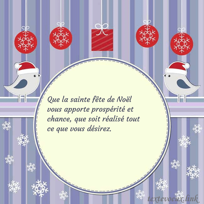 Cartes de vœux avec des oiseaux de Noël