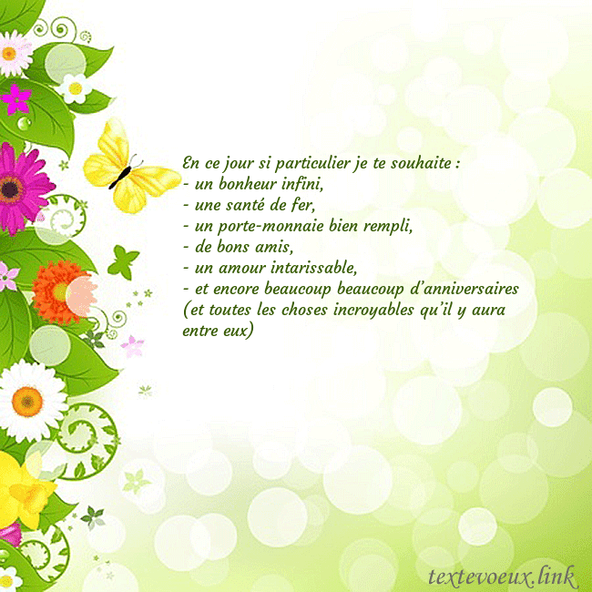 Cartes de vœux avec des fleurs et des papillons colorés