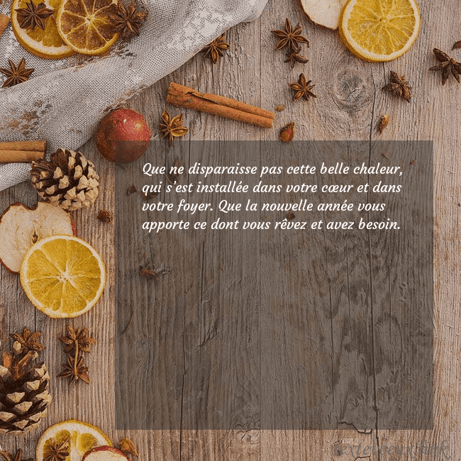 Une carte postale qui sent bon Noël