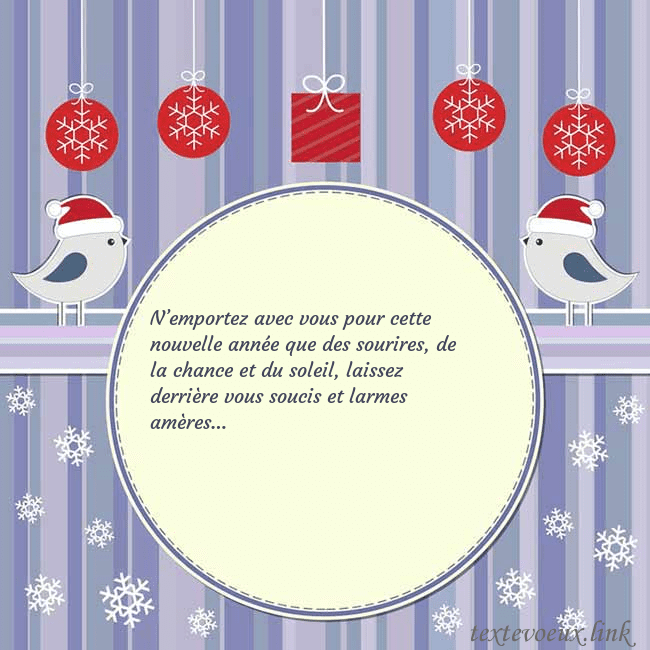 Cartes de vœux avec des oiseaux de Noël