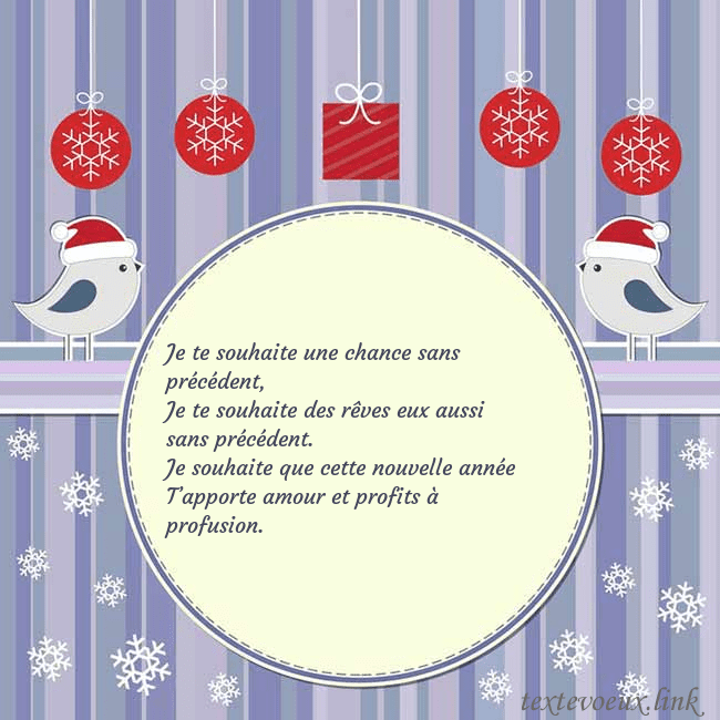 Cartes de vœux avec des oiseaux de Noël