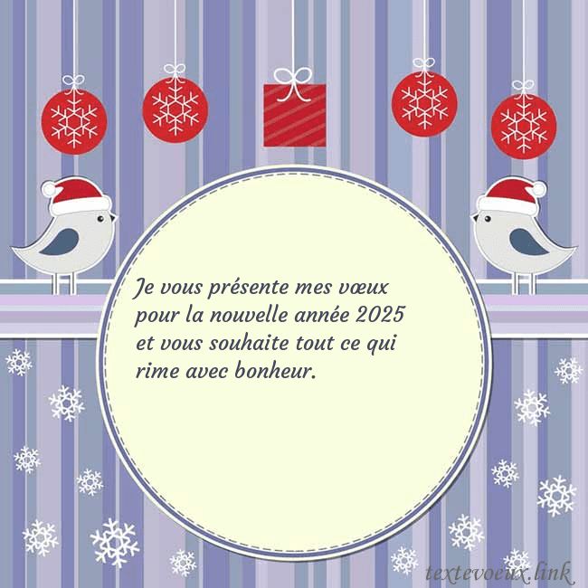 Cartes de vœux avec des oiseaux de Noël