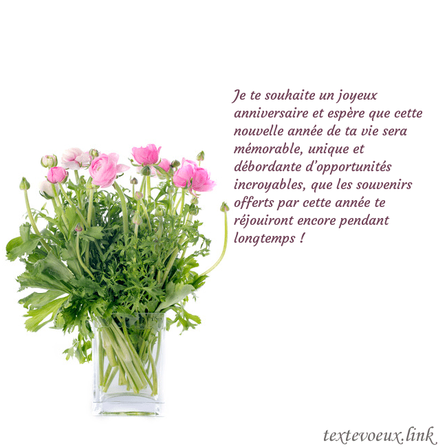 Cartes de vœux avec des fleurs dans un vase
