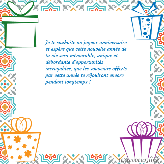 Carte postale avec des cadeaux