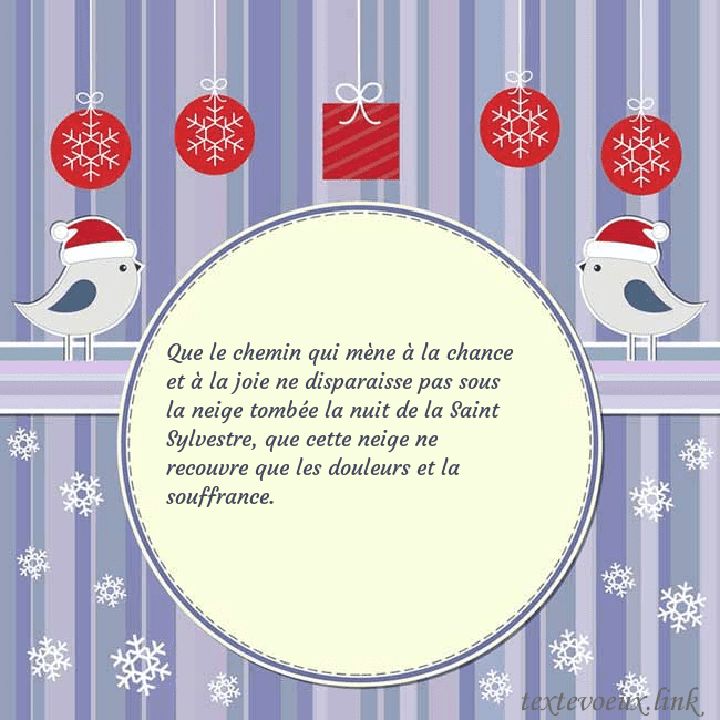 Cartes de vœux avec des oiseaux de Noël