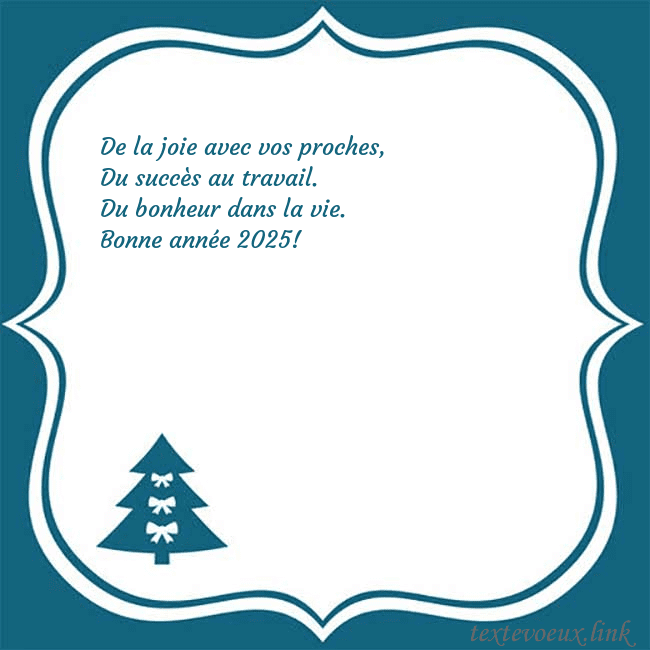 Cartes de vœux du nouvel an avec un sapin de Noël bleu