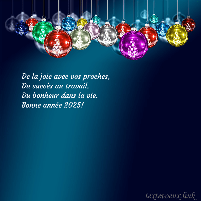 Carte postale bleue avec des jouets d'arbre de Noël