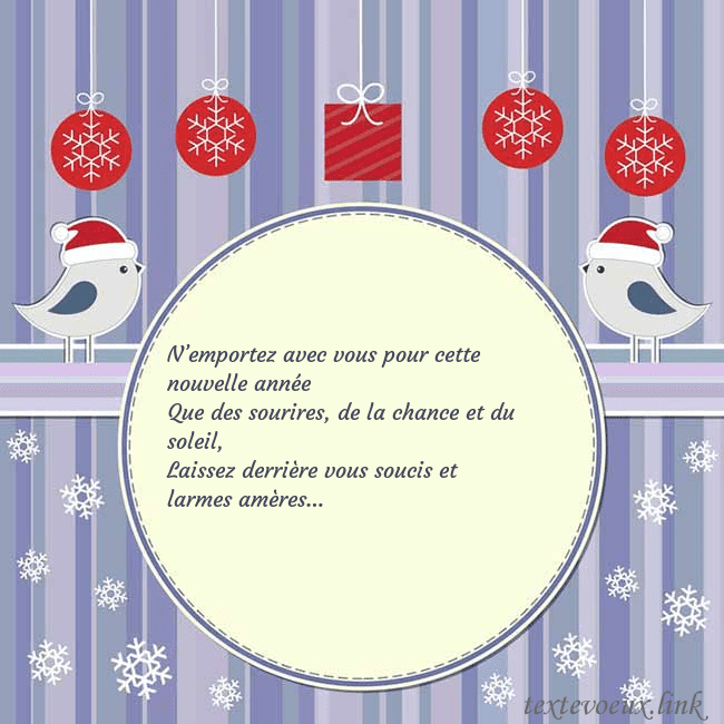 Cartes de vœux avec des oiseaux de Noël