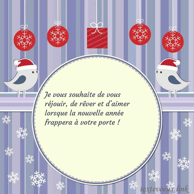 Cartes de vœux avec des oiseaux de Noël