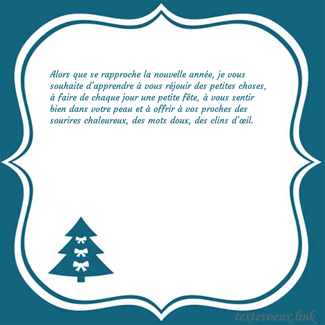 Cartes de vœux du nouvel an avec un sapin de Noël bleu