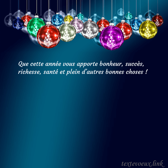 Carte postale bleue avec des jouets d'arbre de Noël