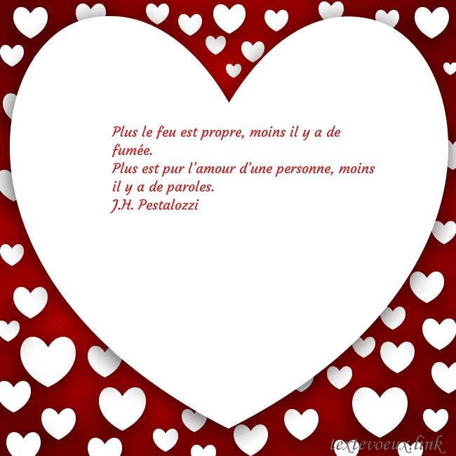 Carte de vœux au grand coeur Plus le feu est propre, moins il y a de fumée.
Plu Carte de vœux au grand coeur