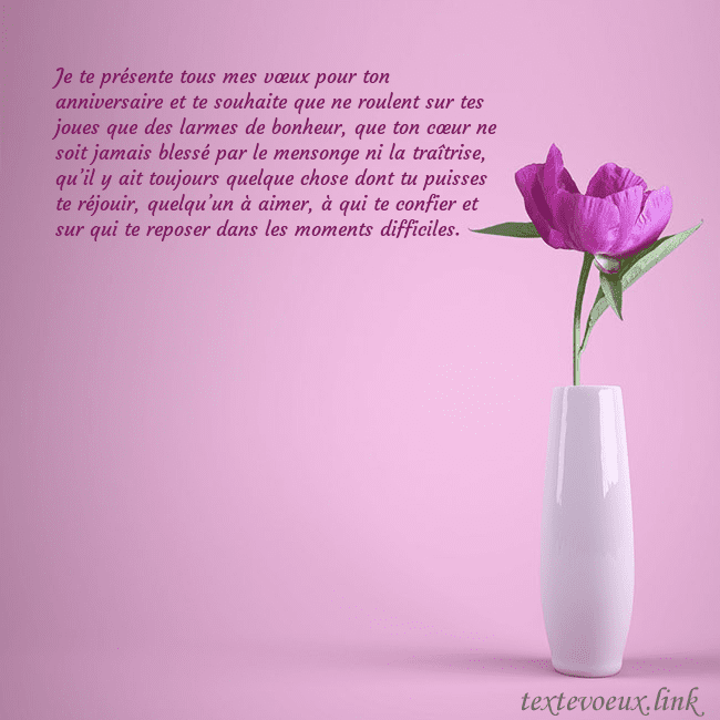 Carte postale électronique avec une pivoine dans un vase