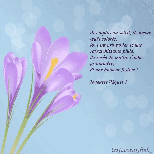 Cartes de vœux avec crocus