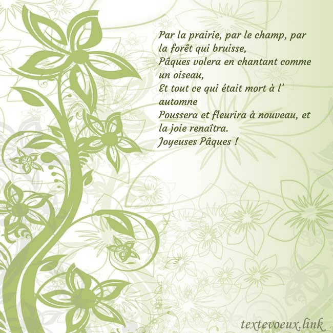 Carte de voeux avec des fleurs peintes en vert