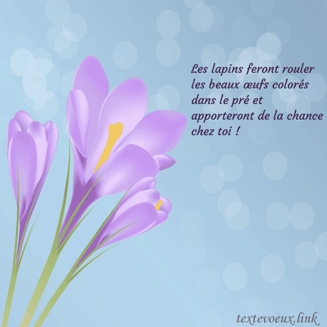 Cartes de vœux avec crocus