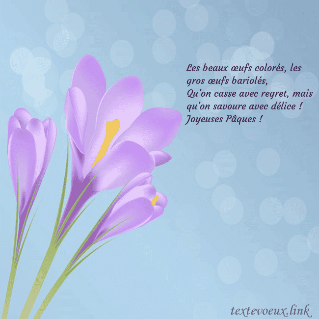 Cartes de vœux avec crocus