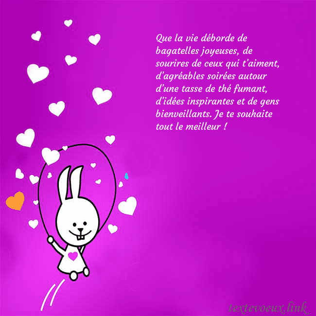 Carte de voeux avec un drôle de lapin