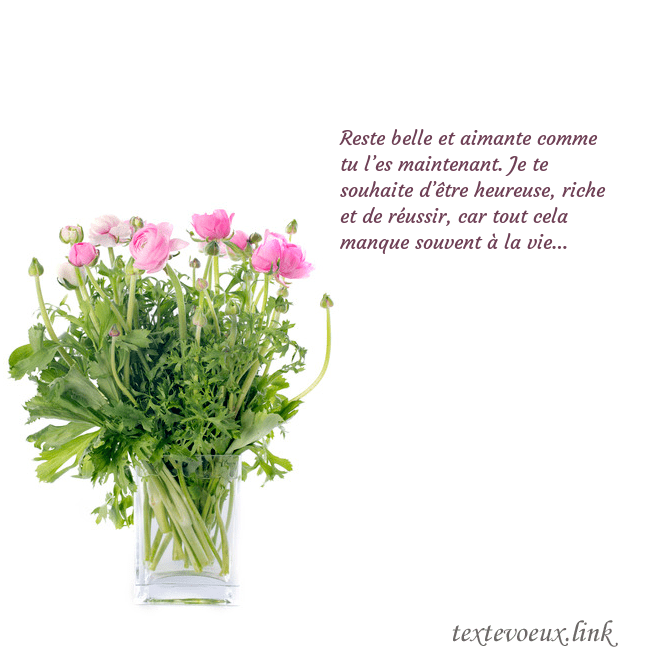 Cartes de vœux avec des fleurs dans un vase