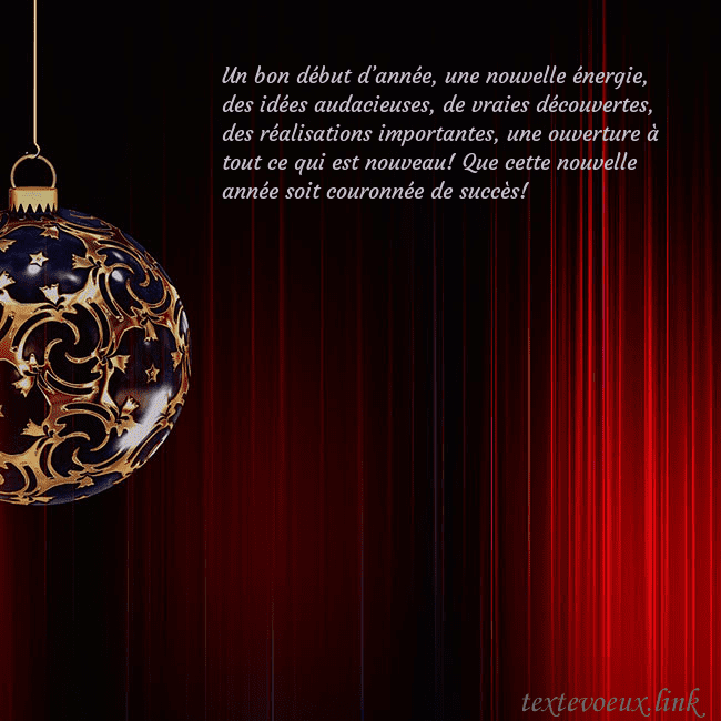 Carte de Noël rouge avec un luxueux jouet d'arbre de Noël