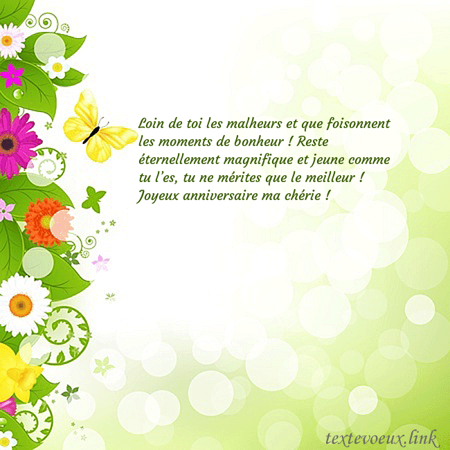 Cartes de vœux avec des fleurs et des papillons colorés