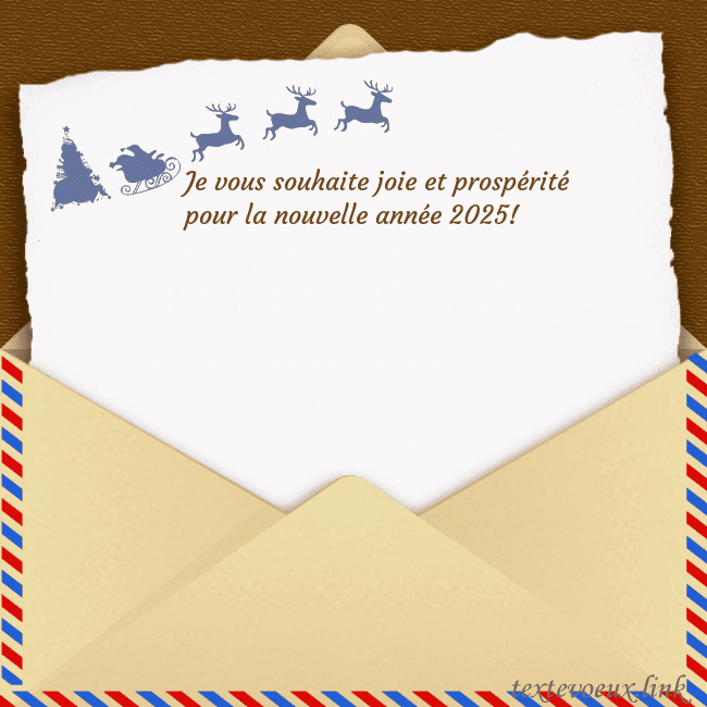 Carte postale avec enveloppe et cerf