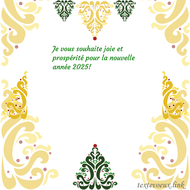 Carte de vœux avec des décorations de Noël
