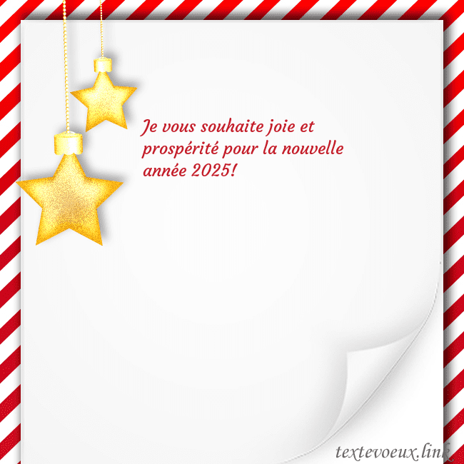 Carte de Noël avec des étoiles d'or