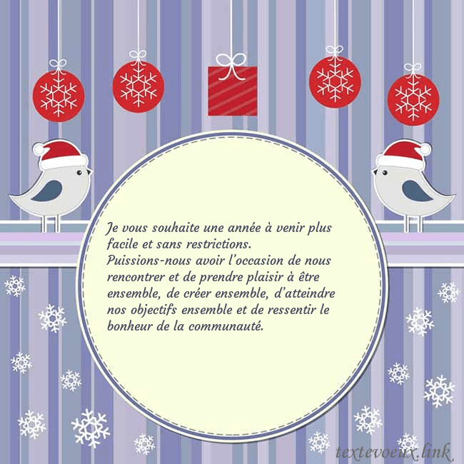 Cartes de vœux avec des oiseaux de Noël