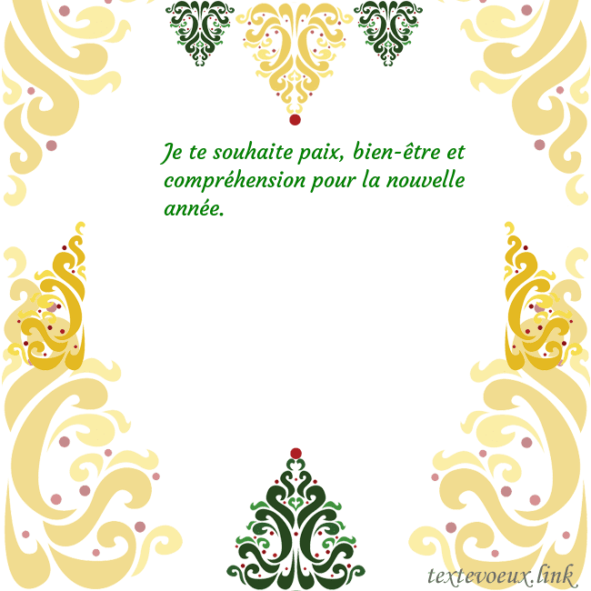 Carte de vœux avec des décorations de Noël
