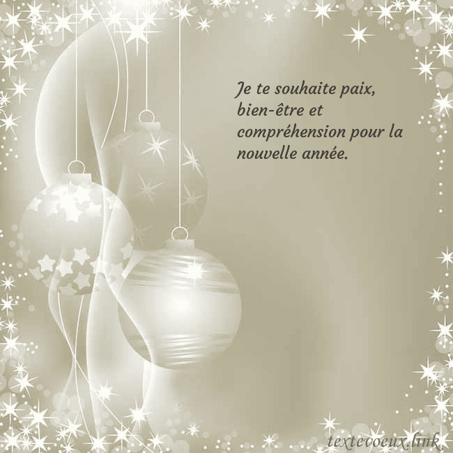 Carte de vœux avec décorations d'arbre de Noël