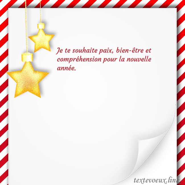 Carte de Noël avec des étoiles d'or