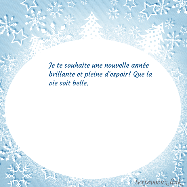 Carte de Noël avec des arbres de Noël blancs et des flocons de neige