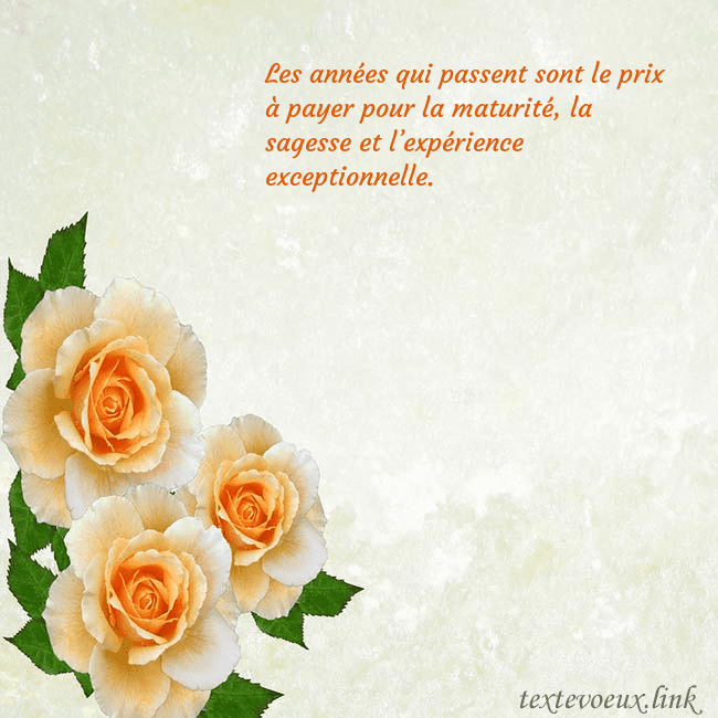 Carte d'anniversaire avec des roses jaunes
