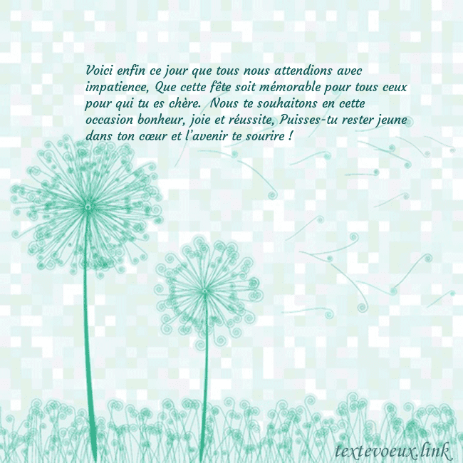 Carte de vœux avec laiteron