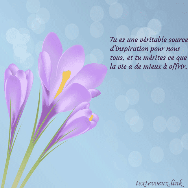 Cartes de vœux avec crocus